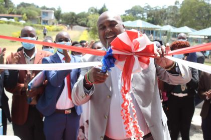 MKU Chairman Prof. Simon Gicharu, CBS launches an Ultra-Modern Cafeteria at Equip Africa College
