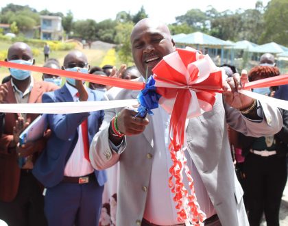 MKU Chairman Prof. Simon Gicharu, CBS launches an Ultra-Modern Cafeteria at Equip Africa College